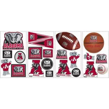 University of Alabama Peel and Stick Appliques