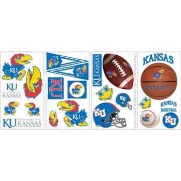University of Kansas Peel and Stick Appliques