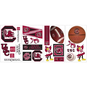 University South Carolina Peel and Stick Appliques