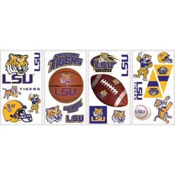 Louisiana State Peel and Stick Appliques