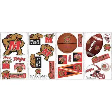 University of Maryland Peel and Stick Appliques