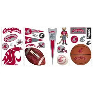 Washington State University Peel and Stick Appliques