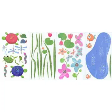 Hoppy Pond Peel and Stick Appliques