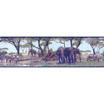 Safari Peel and Stick Wallpaper Border