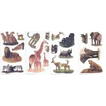 Safari Peel and Stick Appliques
