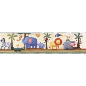 Jungle Adventure Wall Paper Border