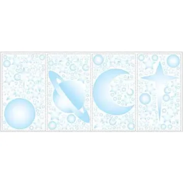 Celestial Glow in the Dark Peel and Stick Appliques RMK1141SCS
