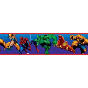 Marvel Heroes Peel and Stick Border