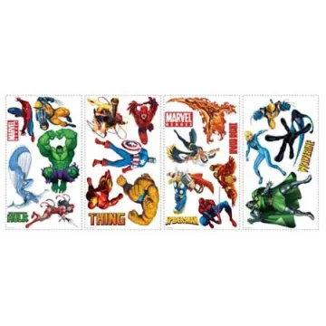Marvel Heroes Peel and Stick Appliques