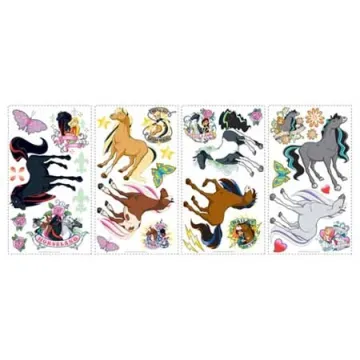 Pink Horseland Peel and Stick Appliques