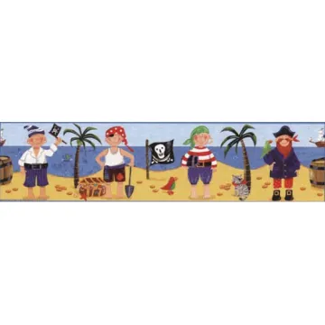 Treasure Hunt Peel and Stick Border