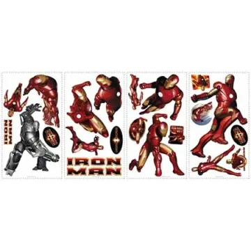 Iron Man Peel and Stick Appliques