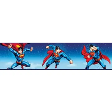Superman Day of Doom Peel and Stick Border