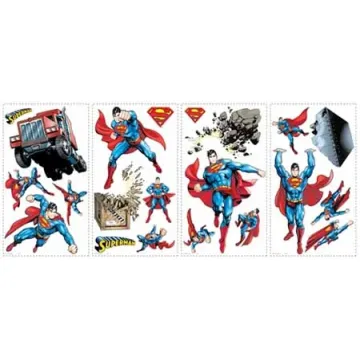Superman Day of Doom Peel and Stick Appliques