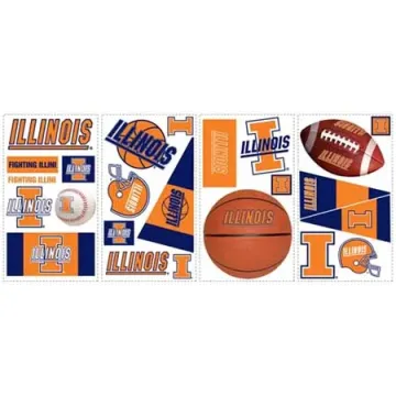 University of Illinois Peel and Stick Appliques