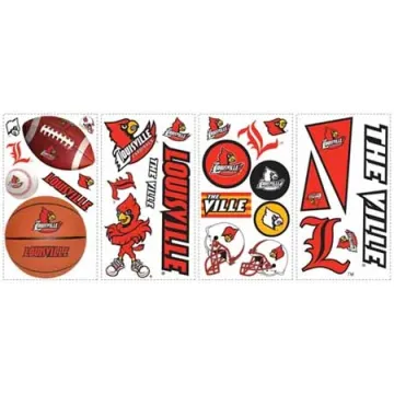 University of Louisville Peel and Stick Appliques