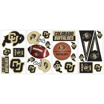 University of Colorado Peel and Stick Appliques
