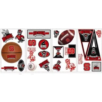 North Carolina State University Peel and Stick Appliques