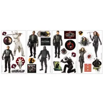 GI Joe Peel and Stick Wall Appliques