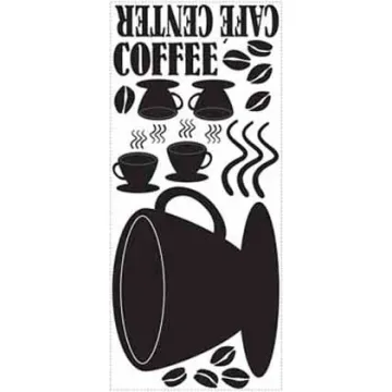 Chalkboard Coffee Cup Wall Sticker
