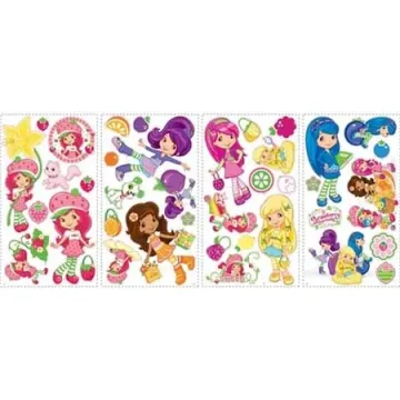 Strawberry Shortcake Peel and Stick Appliques