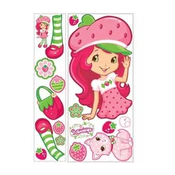 Strawberry Shortcake Peel and Stick Giant Mural