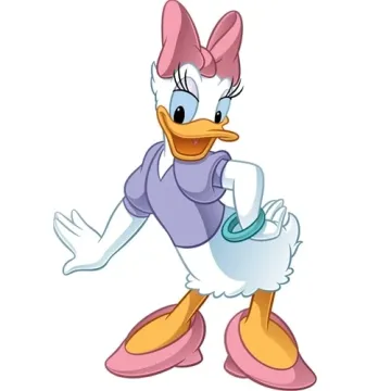 Disneys Daisy Duck Peel and Stick Giant Mural