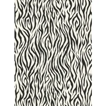Black & White Zebra Stripe Wallpaper - York Wallcoverings