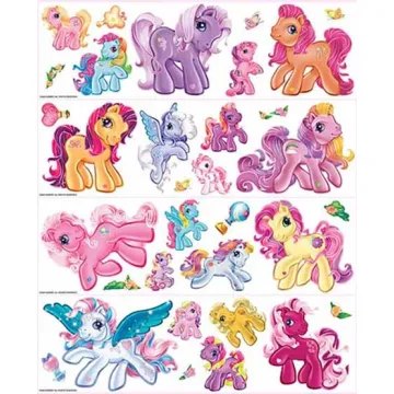 My Little Pony Peel and Stick Cutouts