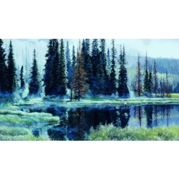 Gone Fishing Wallpaper Mural