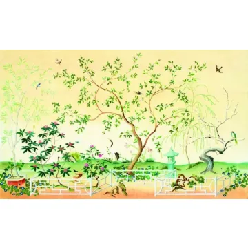 Oriental Garden Mural