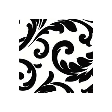 Black and White Scroll Wallpaper