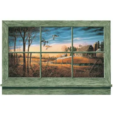 Rustic Window Mural