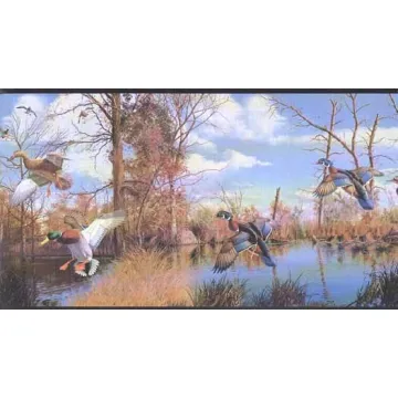 A Duck Hunters Dream Wallpaper Border