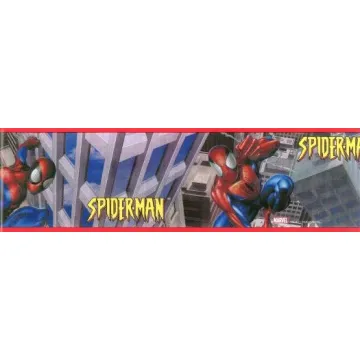 Spiderman Action Wallpaper Border