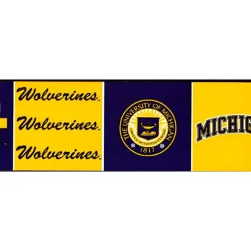 The University of Michigan Wallpaper Border