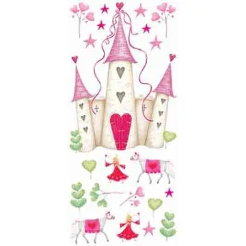 Princesses Castle Peel and Stick Mural