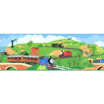 Thomas the Tank Train Wallpaper Border