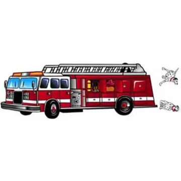 Fire Truck and Dalmation Mural YH1434M - Only 1 Left