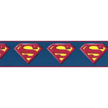 Superman Emblem Wallpaper Border