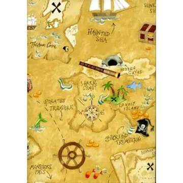 Pirates Treaure Map Wallpaper