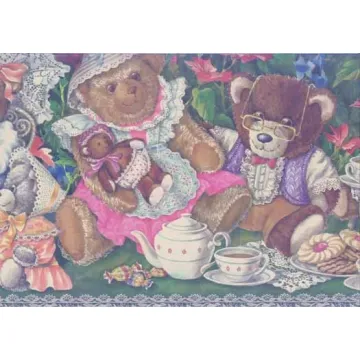 Tea Time Wallpaper Border