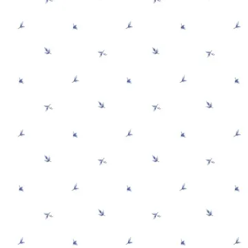 CK36601 Mini Leaf Wallpaper Blue CREATIVE KITCHENS Norwall Wallcovering