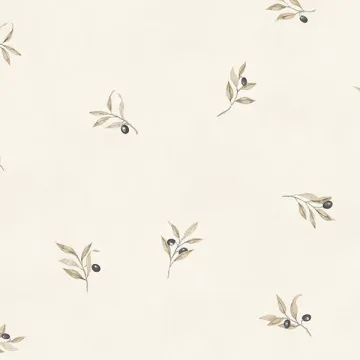 CK36606 Olive Sidewall Wallpaper Beige, Black CREATIVE KITCHENS Norwall Wallcovering