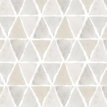 CK36637 Kitchen Triangle Wallpaper Beige, Grey CREATIVE KITCHENS Norwall Wallcovering