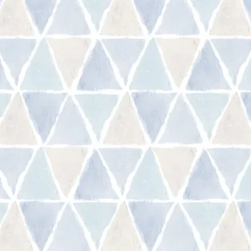 CK36638 Kitchen Triangle Wallpaper Blue, Beige CREATIVE KITCHENS Norwall Wallcovering