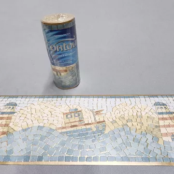 Graham & Brown Nautical Lighthouse Wallpaper Border Blue Prepasted New Sealed