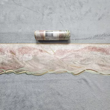 Brewster Abstract Mauve Pink Wallpaper Border Prepasted Vinyl New Sealed