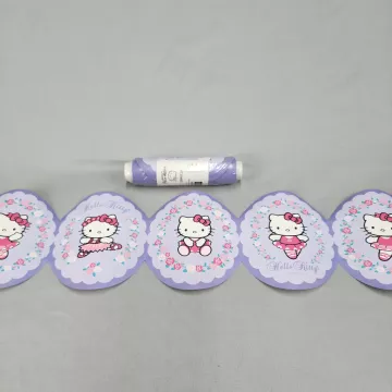 York Hello Kitty Ballerina Lavender Pink Wallpaper Border Prepasted New Sealed