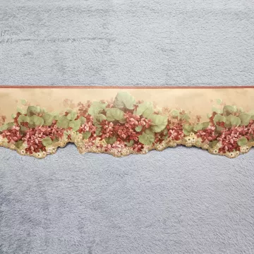 Norwall Traditional Floral Multicolor Wallpaper Border Pre-Pasted Die-Cut